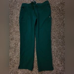 Figs Dark Green Scrub Pants
